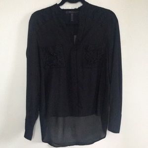 BCBG MAX AZRIA 100% silk blouse